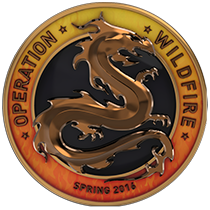 Operation Wildfire Silver Coin