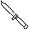 Icon of a knife